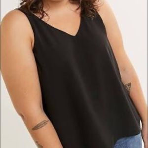 Reitmans R Essential Black Tank Blouse 2/$20 💙